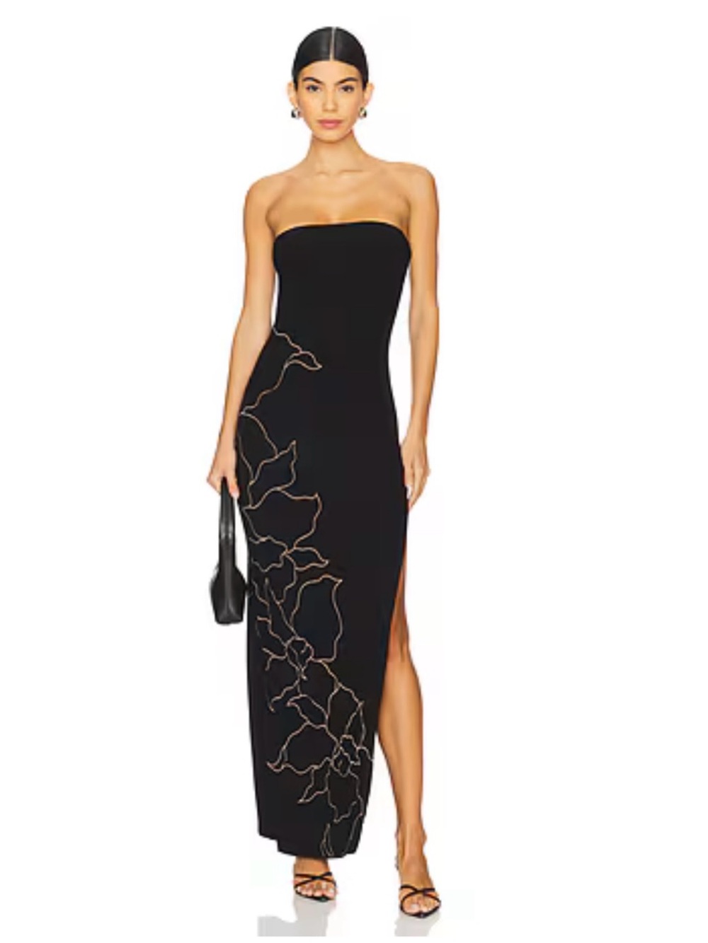 Indah Jade Handpainted Maxi Dress
in Sable